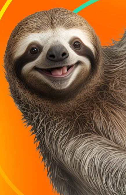 Sloth mascot